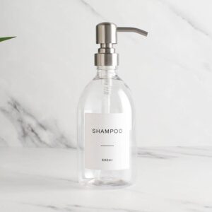 Clear Refillable Soap Dispenser